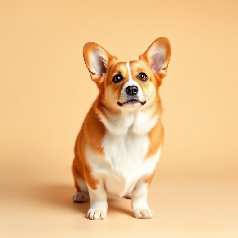 Pembroke Welsh Corgi dog portrait